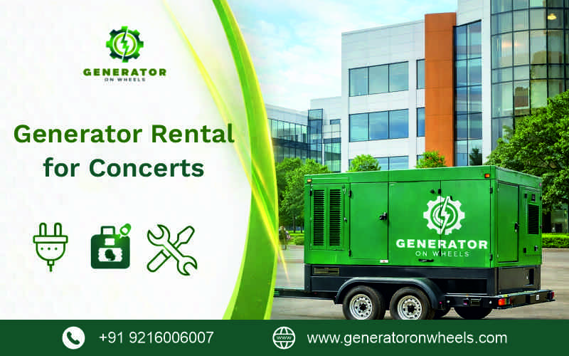 Generator Rental for Concerts