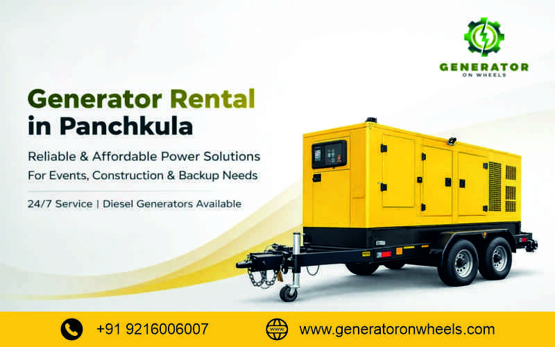 Generator Rental in Panchkula