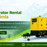 Generator Rental in Shimla
