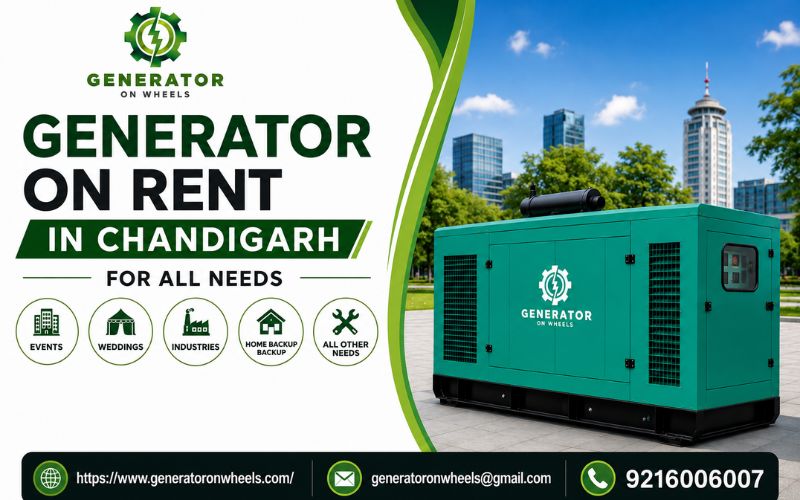 Generator On Rent In Chandigarh For All Needs